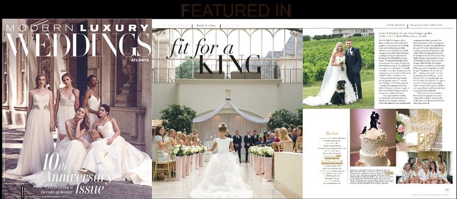 A collage of wedding photos with the title " fit for a king ".